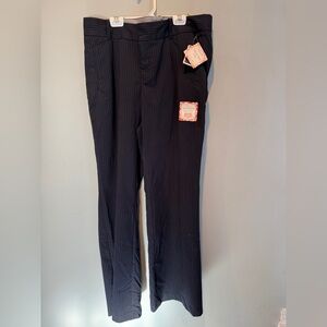 Dockers WOMENS Blue pinstripe  Dress Pants- Relaxed Fit